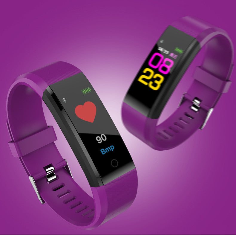 Fitness-Armband mit Blutdruck- und Herzfrequenzmessung
