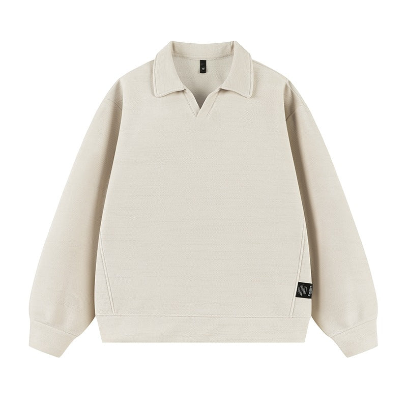 Unifarbenes Langarmshirt – Bild 2 | LuxeStyle