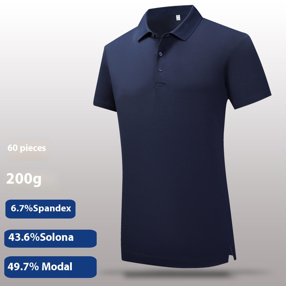 Lanjing Modal Poloshirt mit Revers – Bild 5 | LuxeStyle