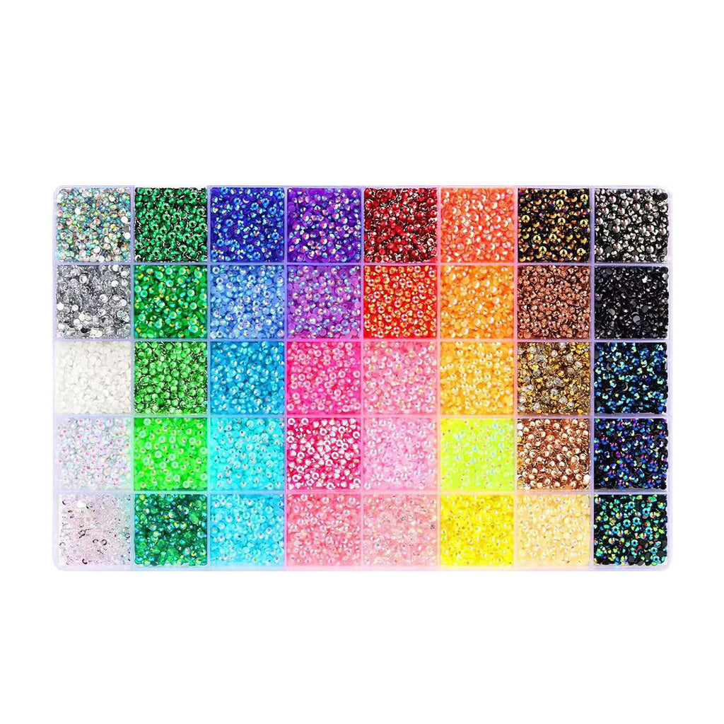 Glitzernde Resin-Acryl-Nieten für Nägel