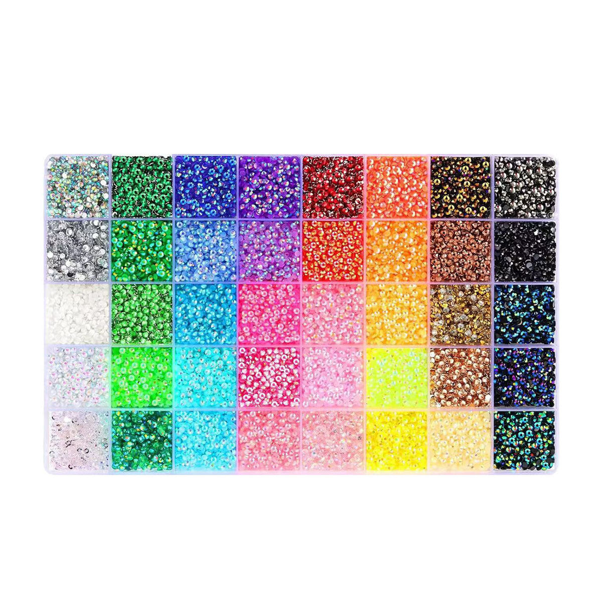 Glitzernde Resin-Acryl-Nieten für Nägel