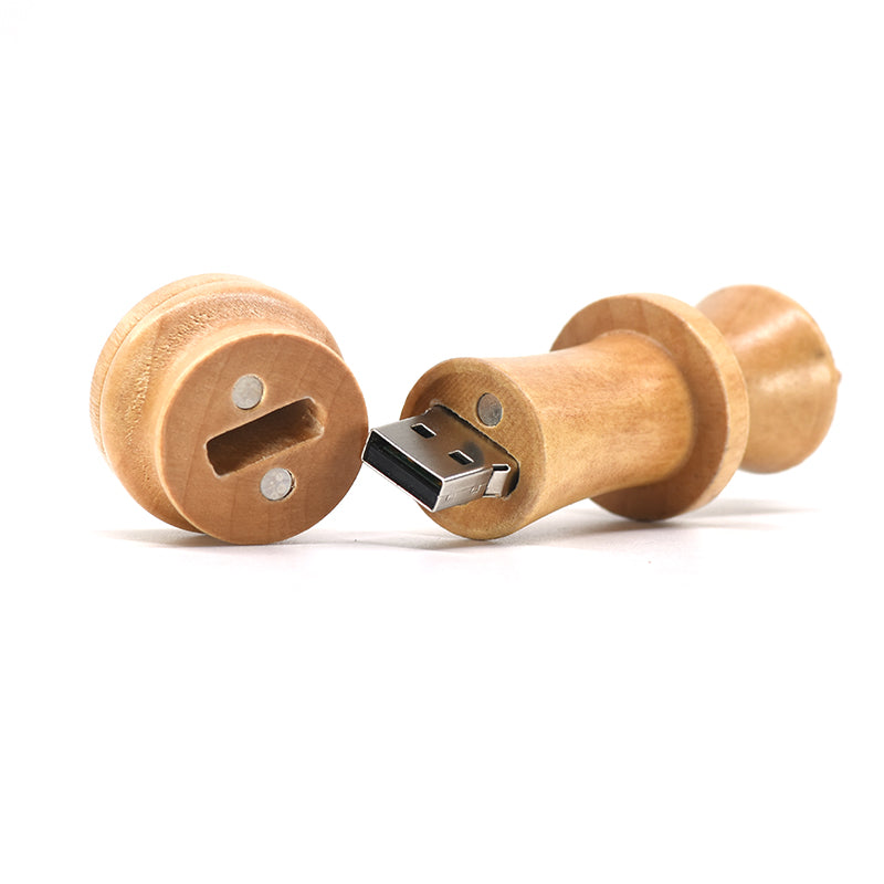 USB Stick Schachfigur König Holz