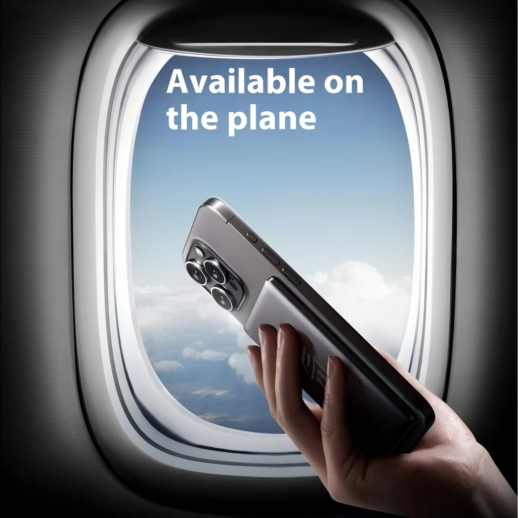 Ultradünne Magnet-Powerbank aus Aluminium