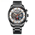 Herren-Armbanduhr mit 6 Zeigern