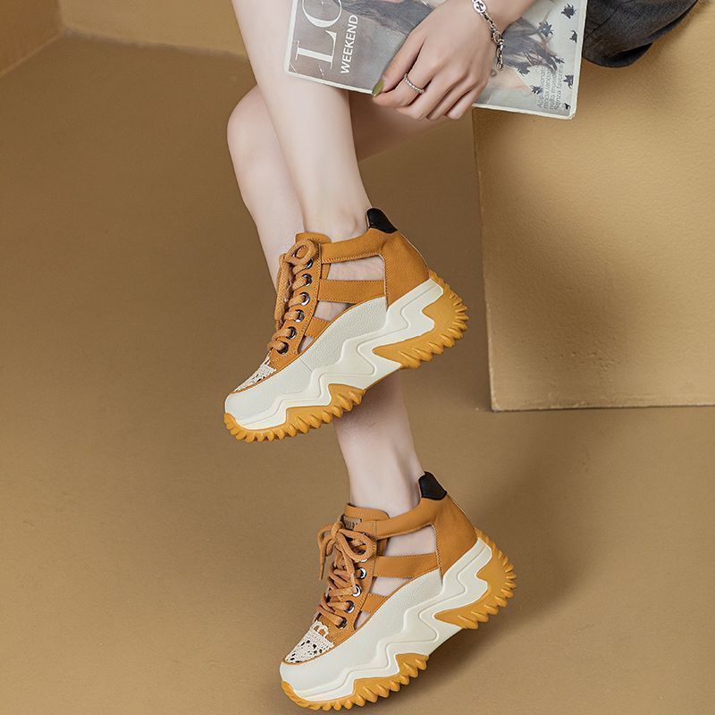 Schnürschuhe mit Plateauabsatz – Bild 2 | LuxeStyle