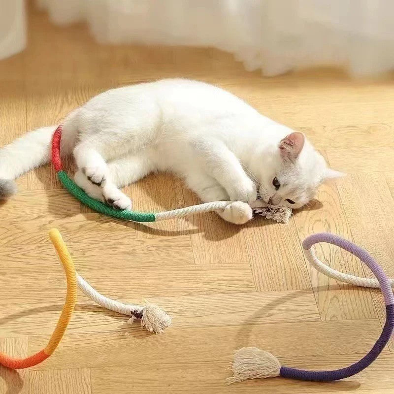 3er-Set Katzenminze-Seil für Zahnreinigung