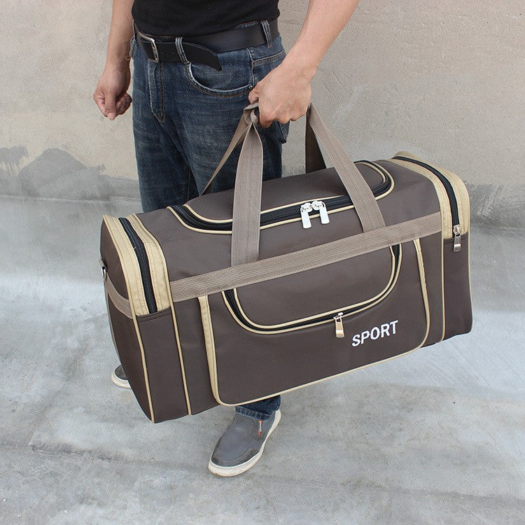 Grosse, robuste Reisetasche aus Oxford-Stoff – Bild 3 | LuxeStyle