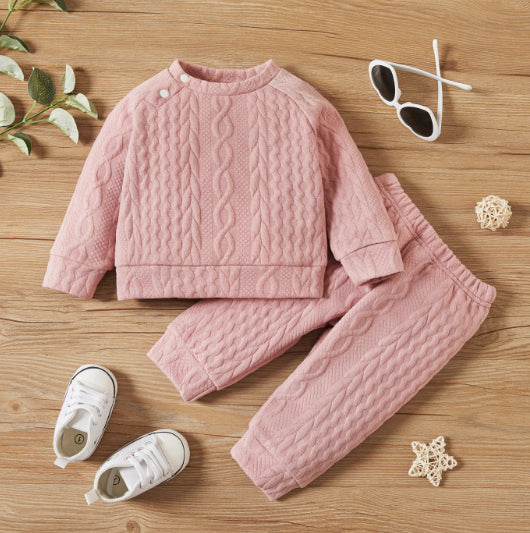 Baby-Set: Pullover und Hose aus Baumwolle | LuxeStyle