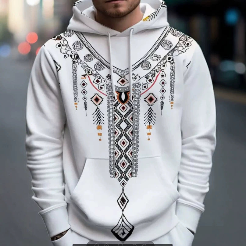 Herren Kapuzenpullover Langarm Casual