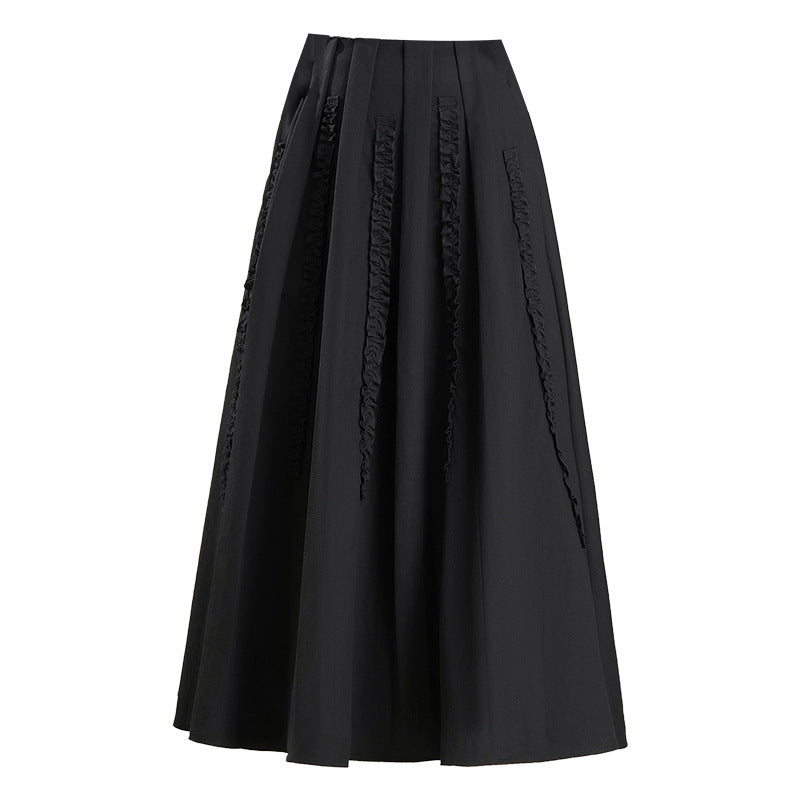 Eleganter A-Linien Midirock