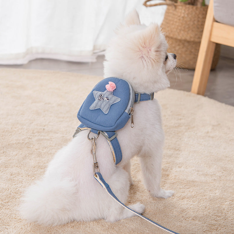 Hundegeschirr mit Leine aus Polyester – Bild 5 | LuxeStyle