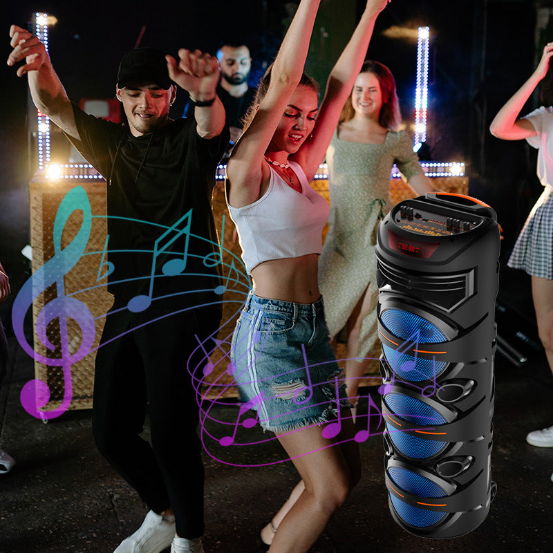 Bluetooth Speaker mit Mikrofon & Stage Lights