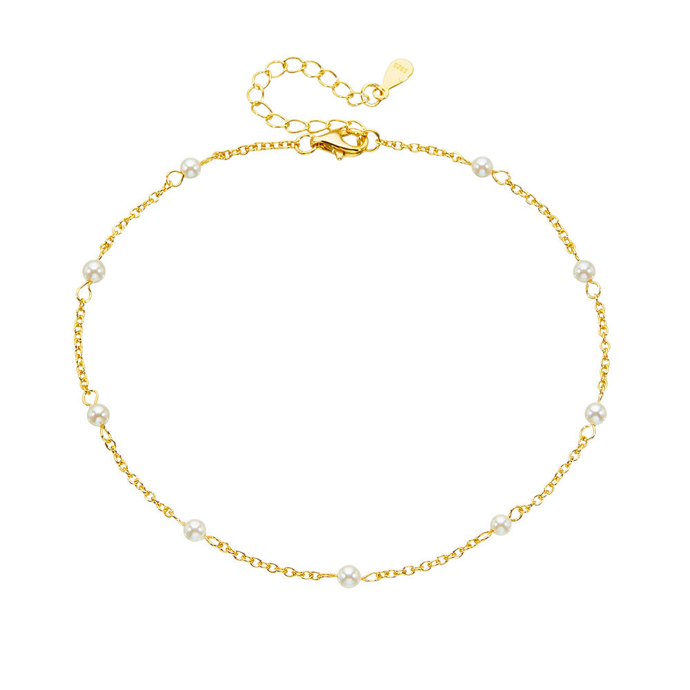 Sommerperlen-Anklet