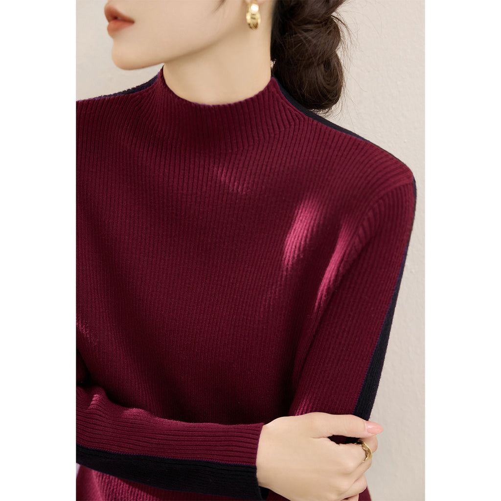 Wollpullover Rollkragen Reversible – Ansicht 8