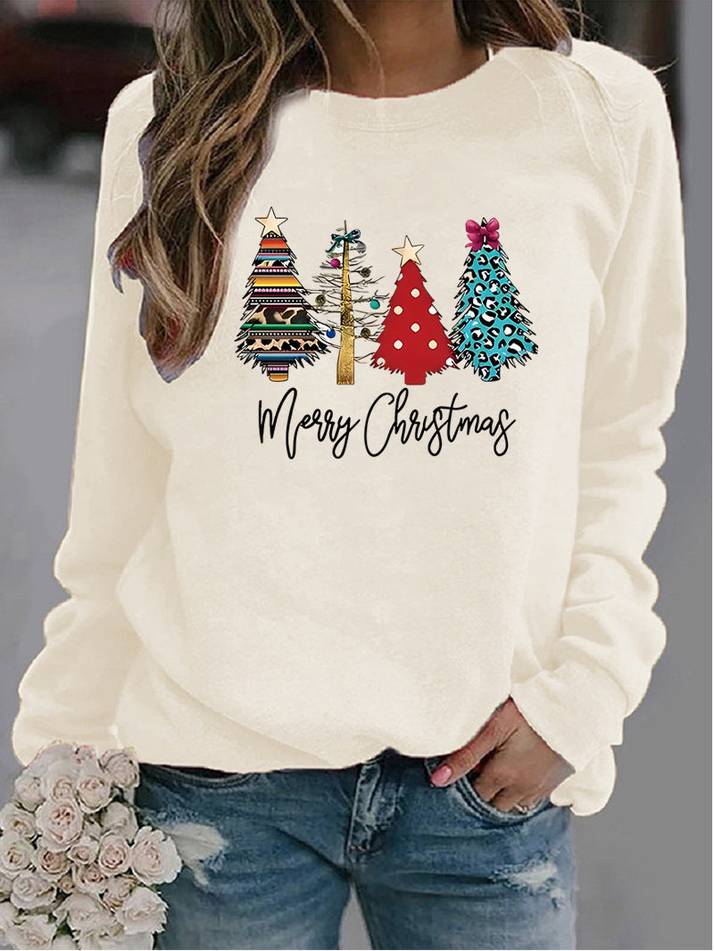Weihnachts-Pullover für Damen mit Rundhals