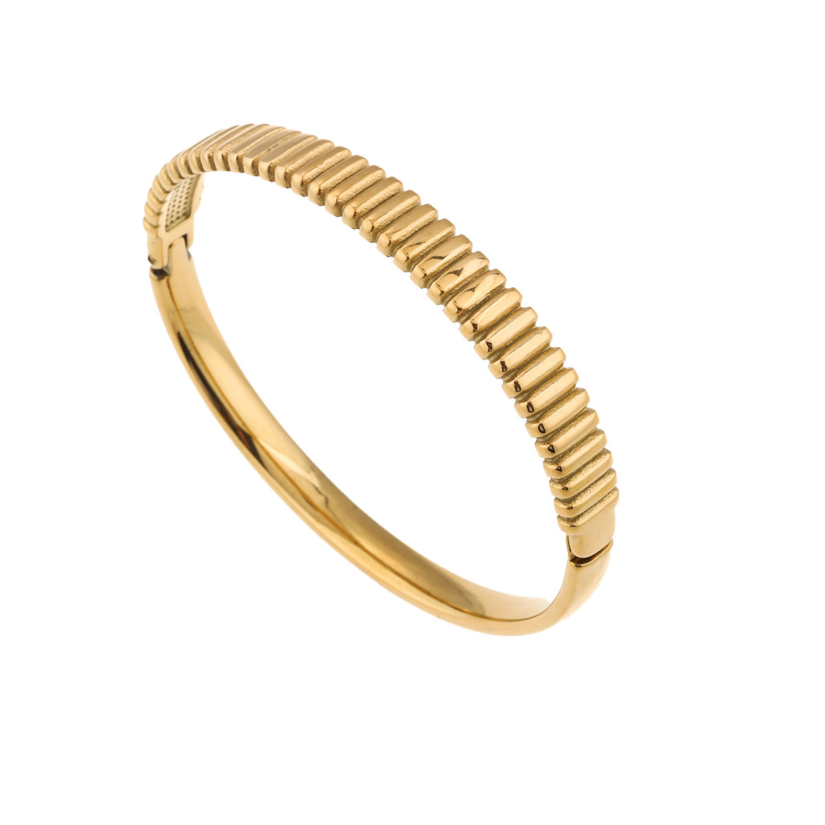 Wellenförmiges Armband mit Diamanten – Bild 2 | LuxeStyle