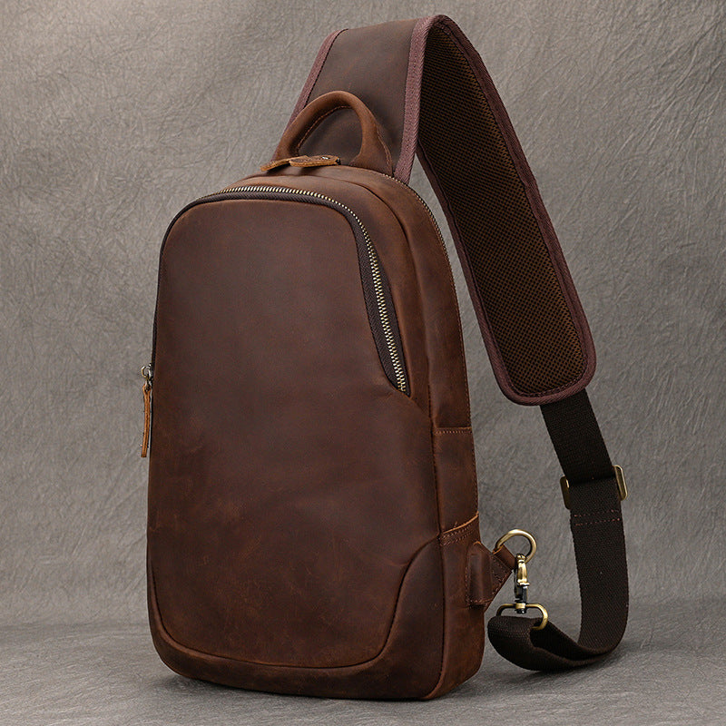 Herren Umhängetasche aus Crazy Horse Leder