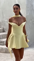 Elegantes ärmelloses A-Linien-Minikleid