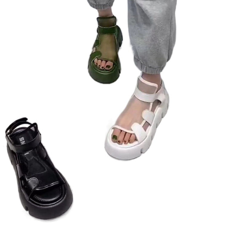 Muffin Mesh Sandalen mit dicker Sohle | LuxeStyle