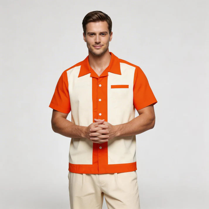 Sommer-Hemd für Herren, britischer Stil