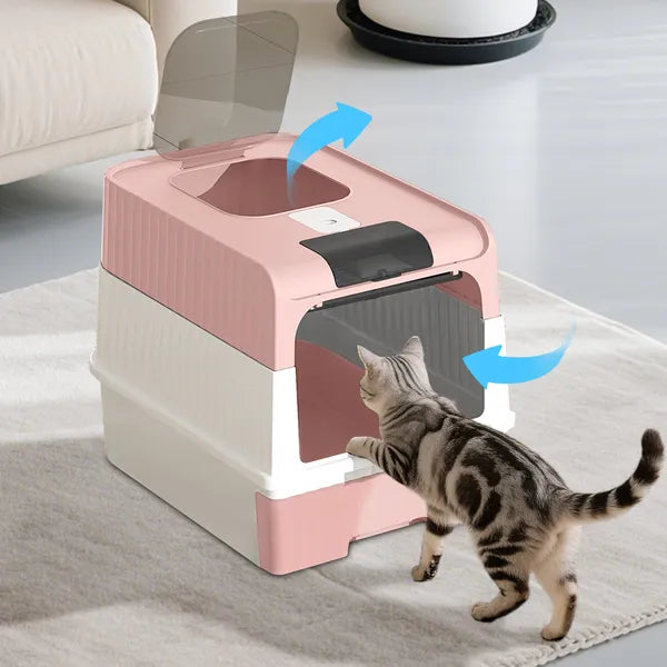 PinkMagic Cube Katzenklo – intelligent & selbstreinigend