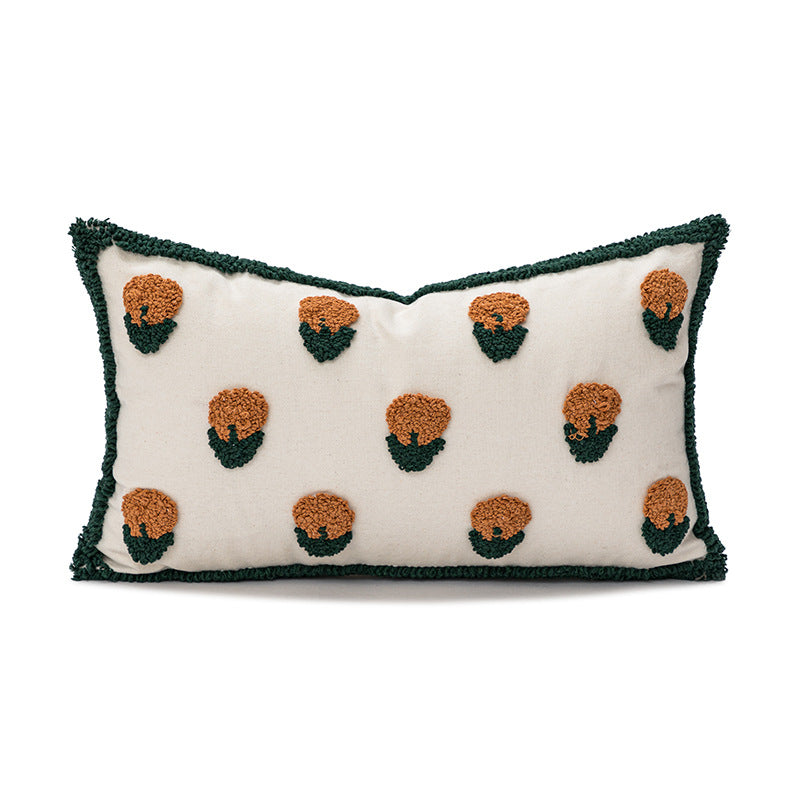 Loop Samt Bestickter Kissenbezug – Bild 11 | LuxeStyle