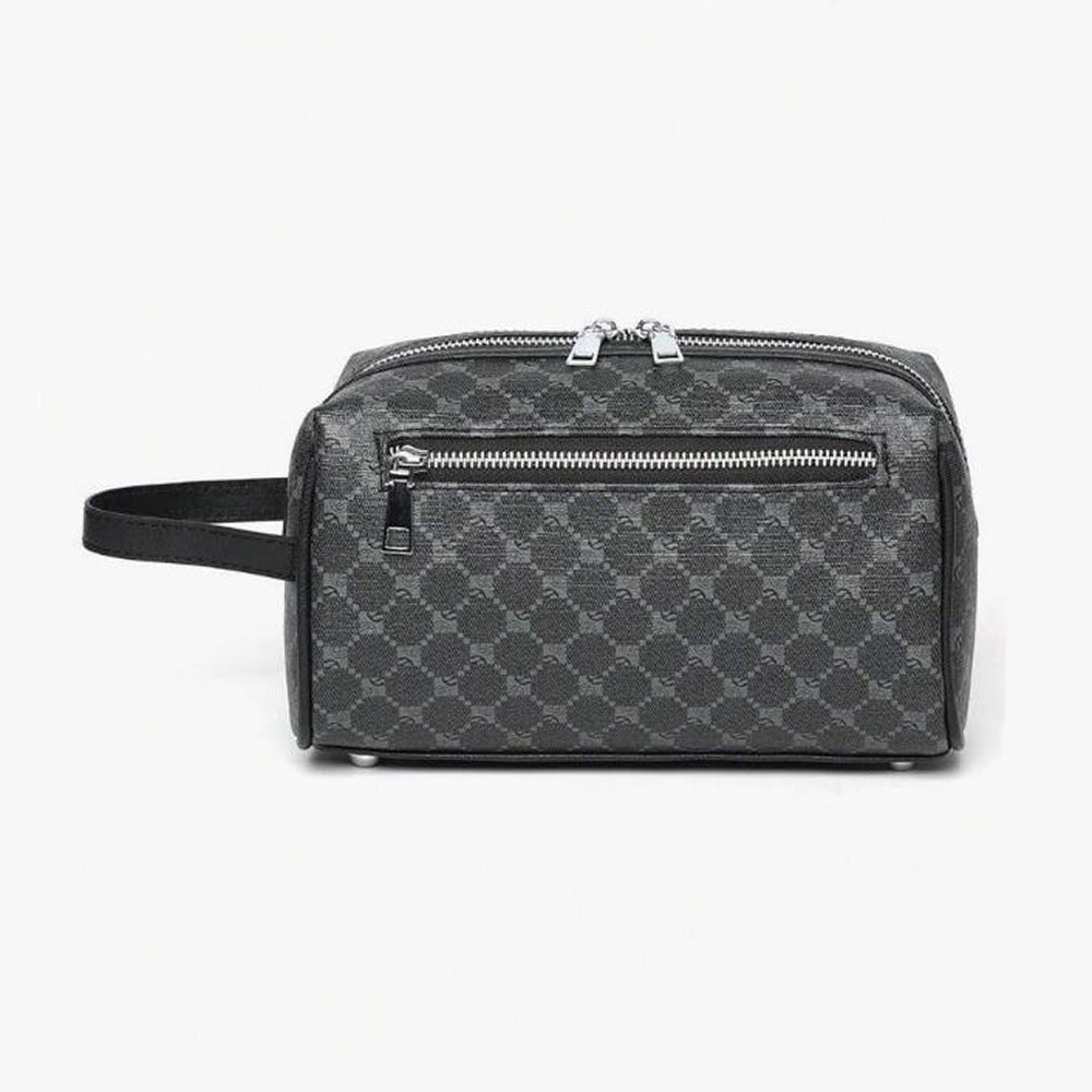 Schwarzer Rucksack grosse Kapazität aus PU | LuxeStyle