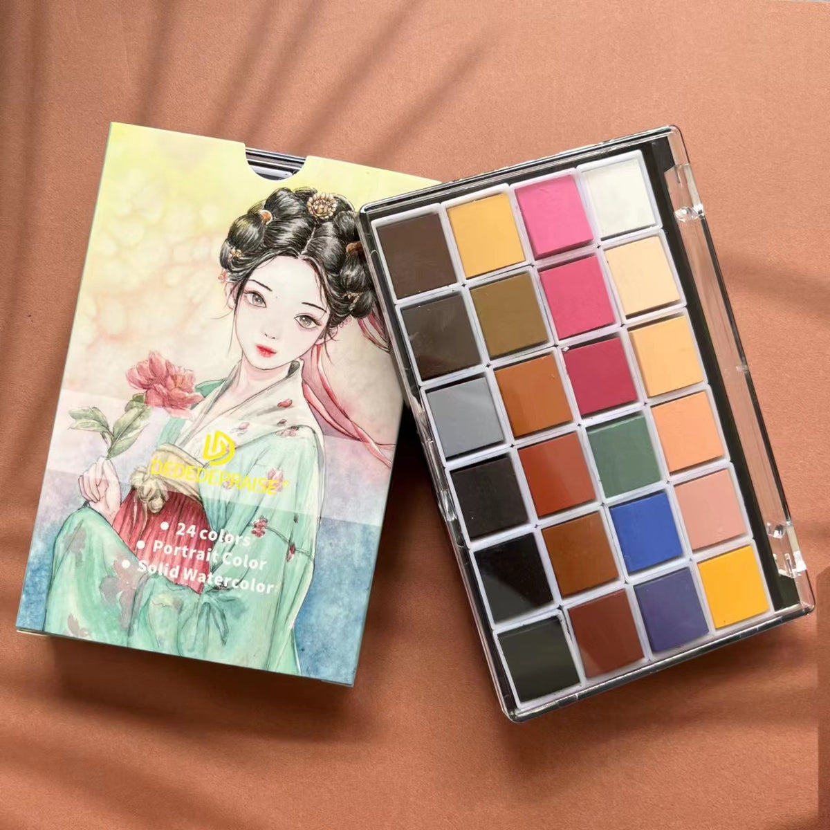 24 Farben hautfarbene Aquarell-Pigmente – Bild 4 | LuxeStyle