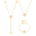 Herz-Vierblatt-Kleeblatt-Schmuckset – Bild 3 | LuxeStyle