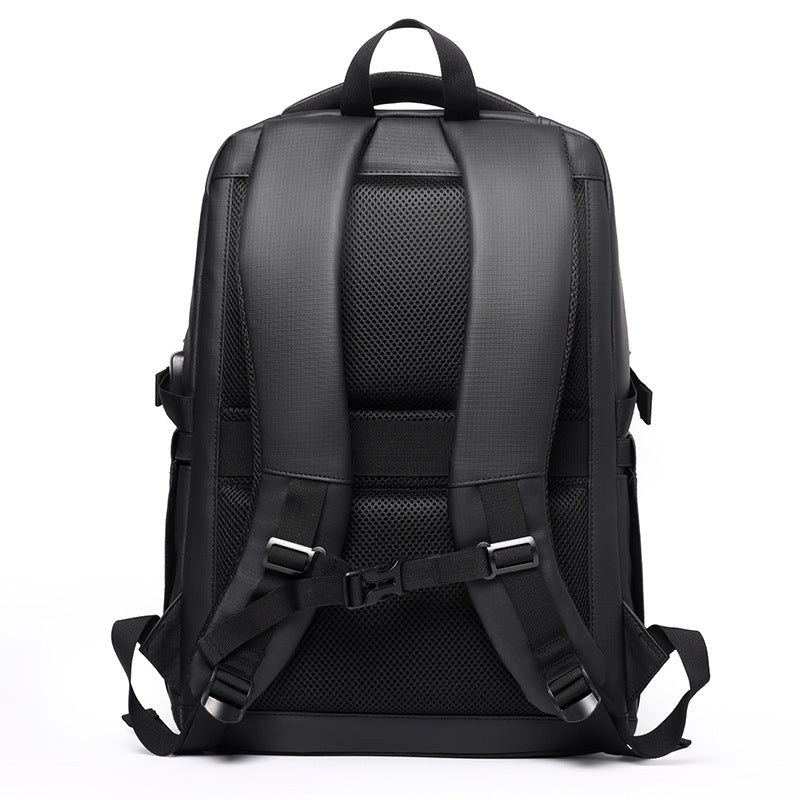 Grosszügiger Business-Rucksack aus PU-Leder | LuxeStyle
