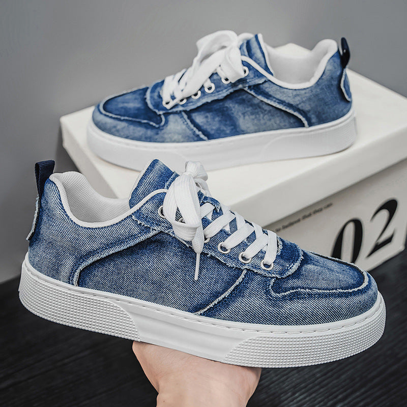 Lässige Canvas-Schuhe mit Denim-Details – Bild 6 | LuxeStyle