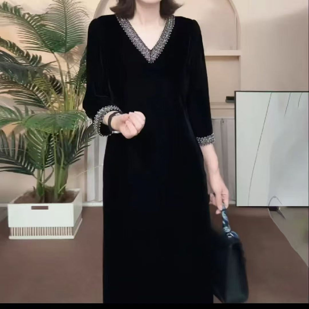 Freizeitkleid mit Dreiviertelärmeln – Bild 7 | LuxeStyle