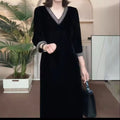 Freizeitkleid mit Dreiviertelärmeln – Bild 7 | LuxeStyle