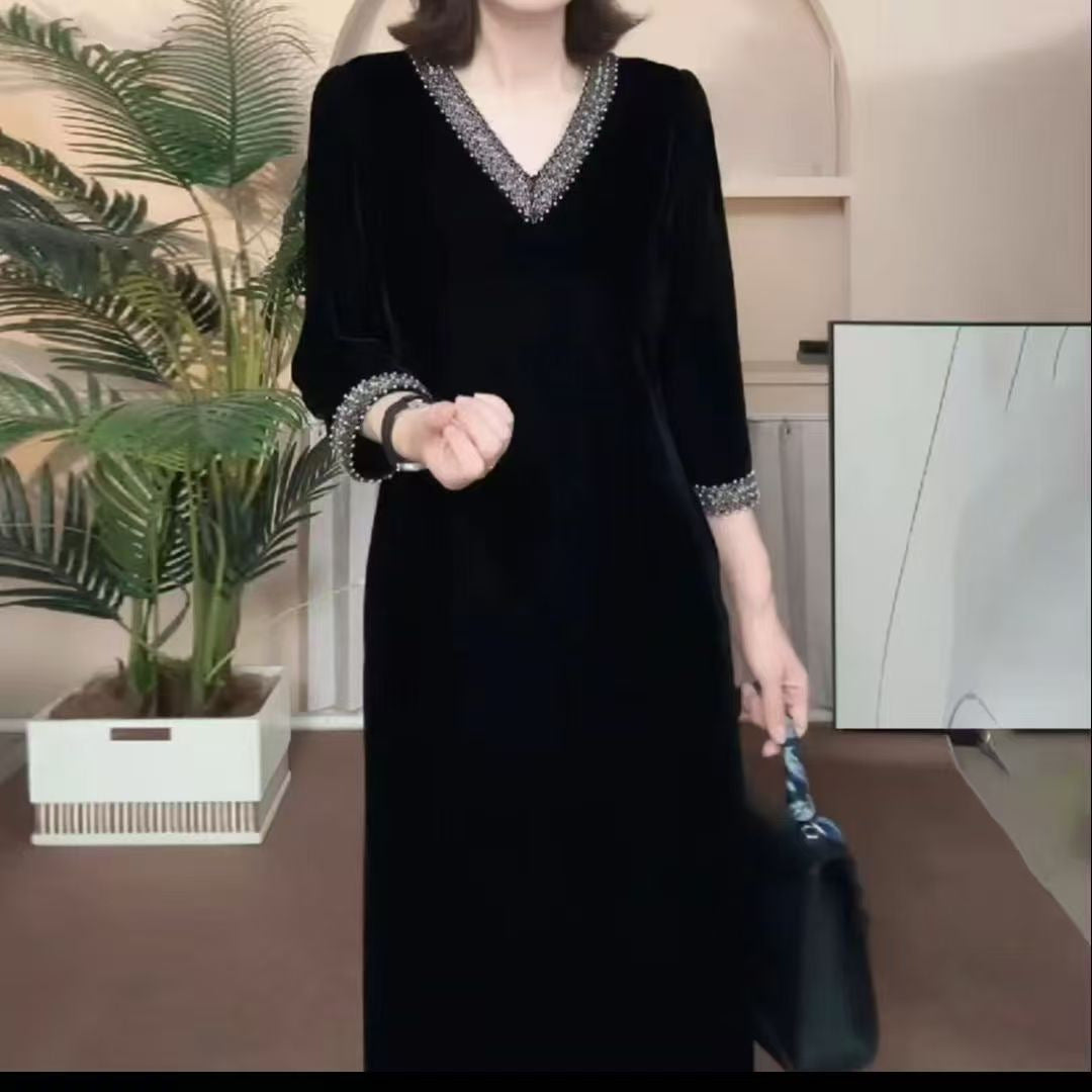 Freizeitkleid mit Dreiviertelärmeln – Bild 7 | LuxeStyle