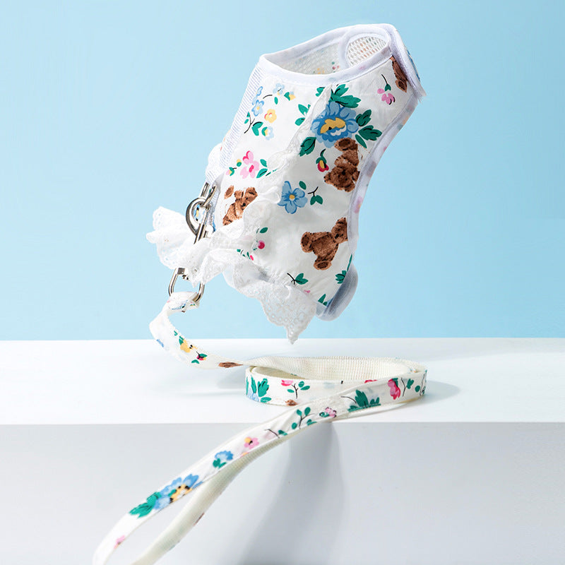 Gstältli mit Leine Gänseblümchen-Stickerei – Bild 5 | LuxeStyle