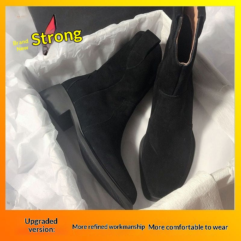 Retro Slip-On Ankle-Boots in drei Farben – Bild 2 | LuxeStyle