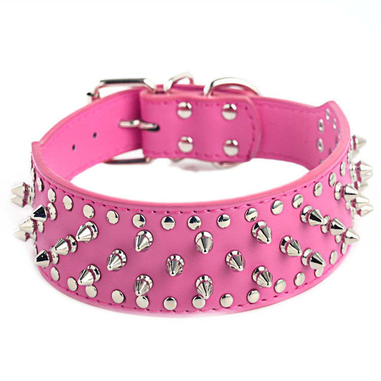 Halsband für mittelgrosse bis grosse Hunde mit Nieten – Bild 7 | LuxeStyle