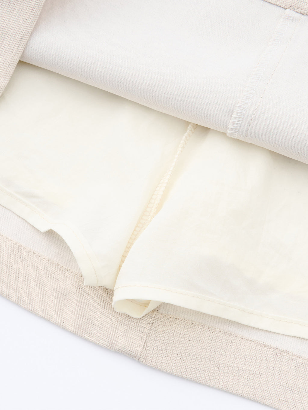 High-waist A-Linien Kleid aus Baumwoll-Leinen