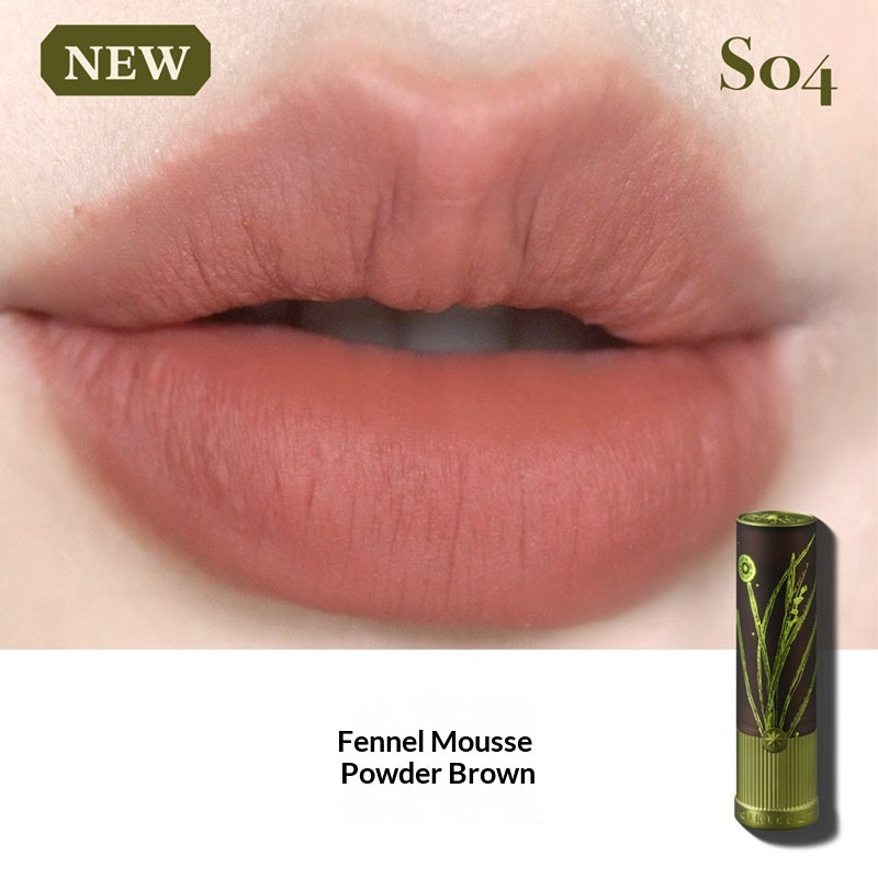 Matte Naturbraun Lippenstift für helle Haut