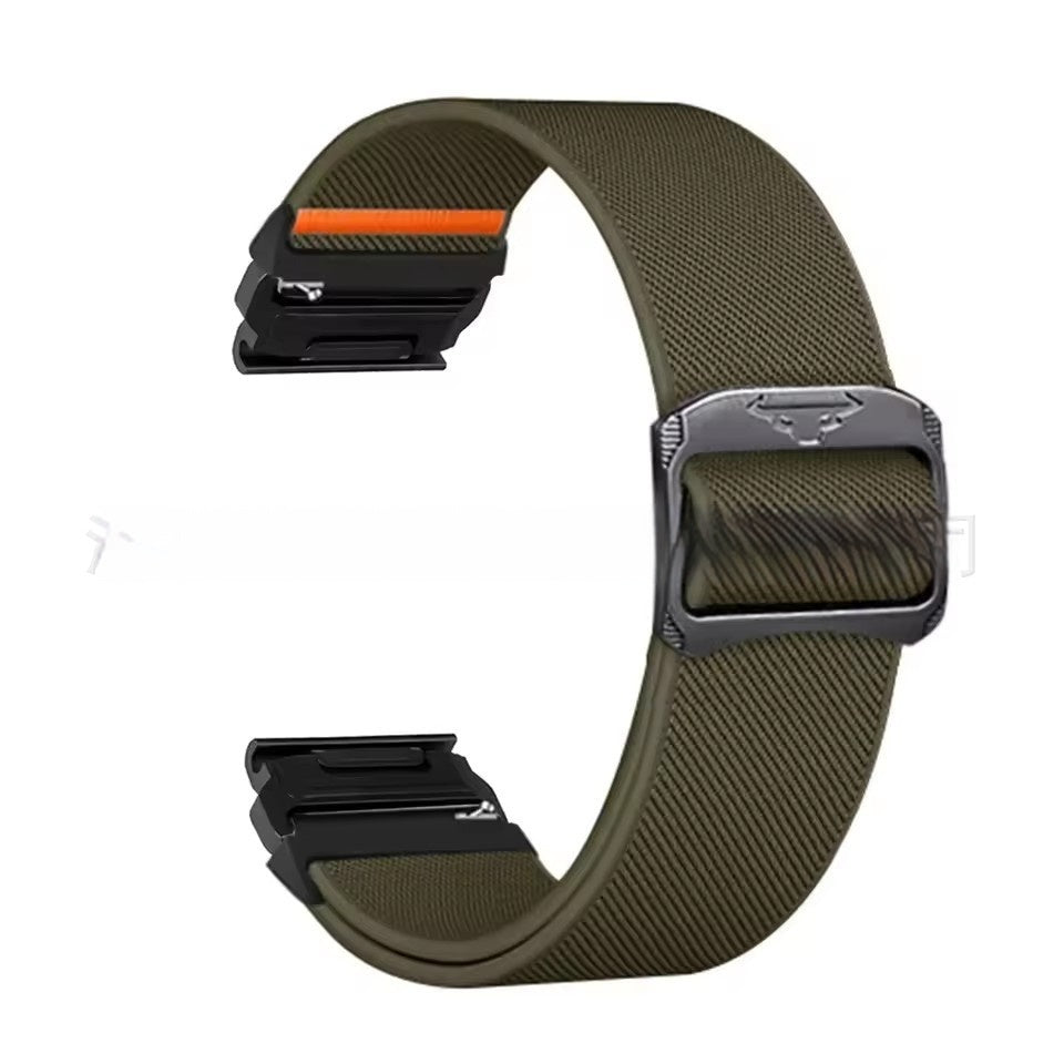 Elastisches Nylon-Armband mit Schnalle