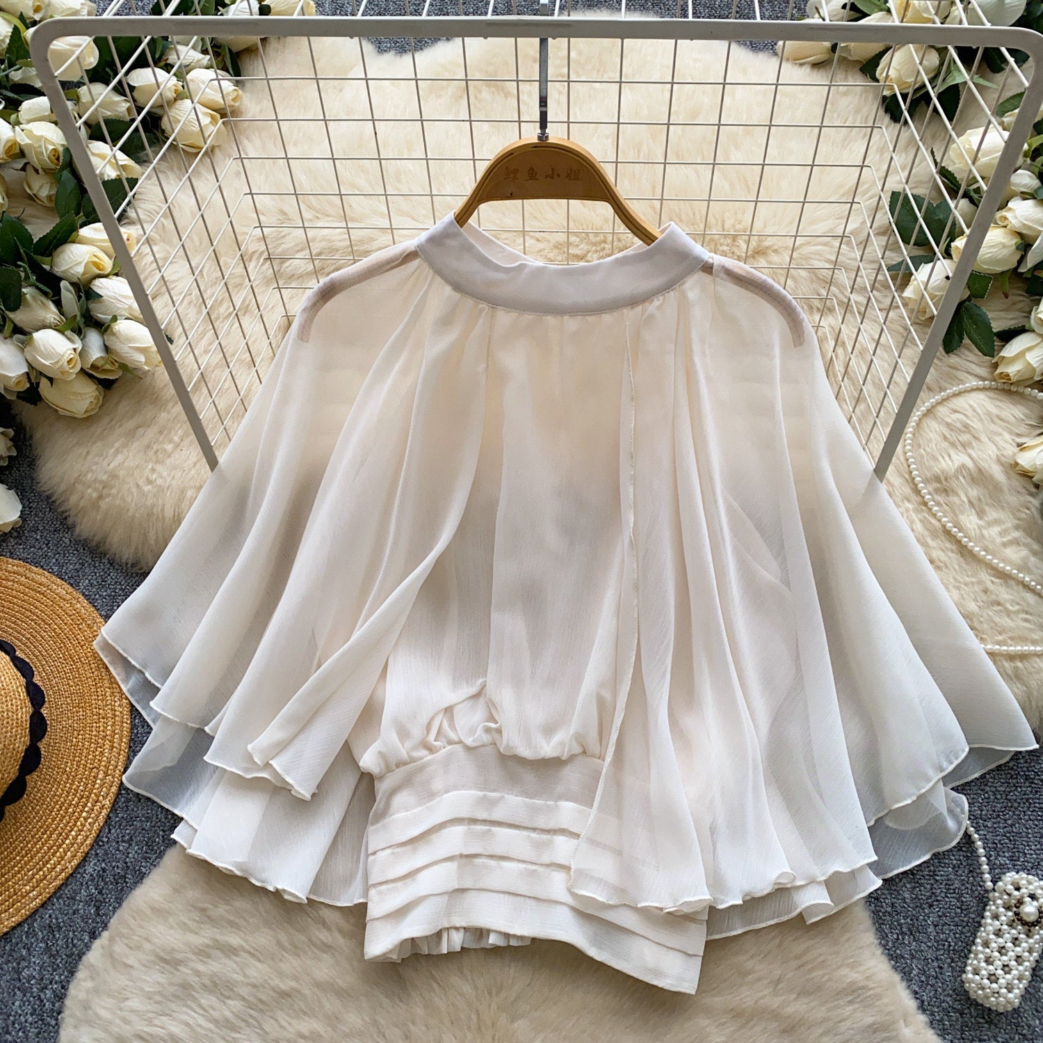 Elegantes Blusen-Top mit asymmetrischem Design
