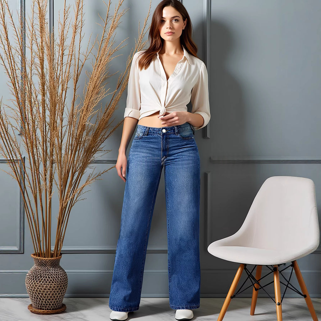 Vielseitige Jeans für Frühling und Herbst