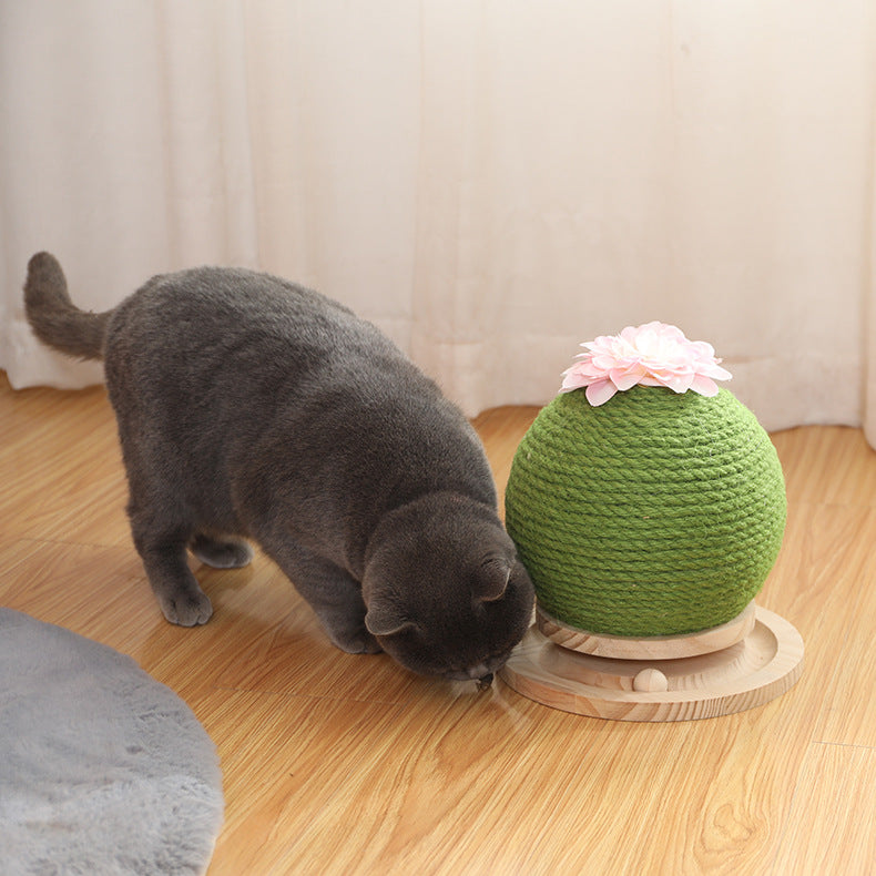 Kaktus Katzen-Spielzeug mit Krallenpflege – Bild 3 | LuxeStyle