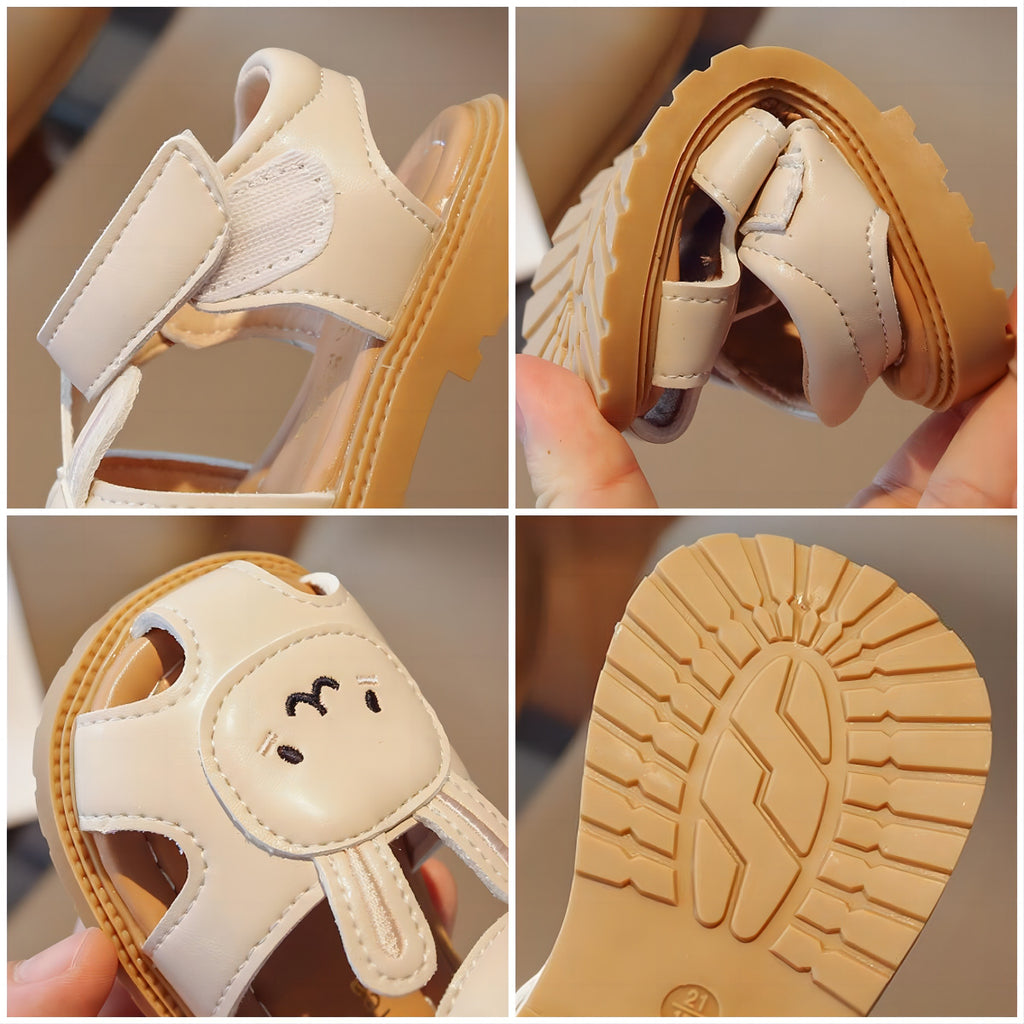 Kaninchen-Sandalen für Mädchen