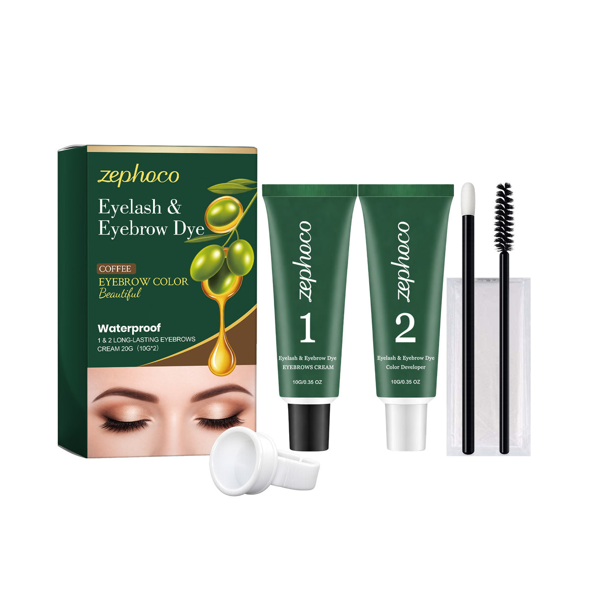 Natürliches Färbeset für Augenbrauen & Wimpern – Bild 4 | LuxeStyle