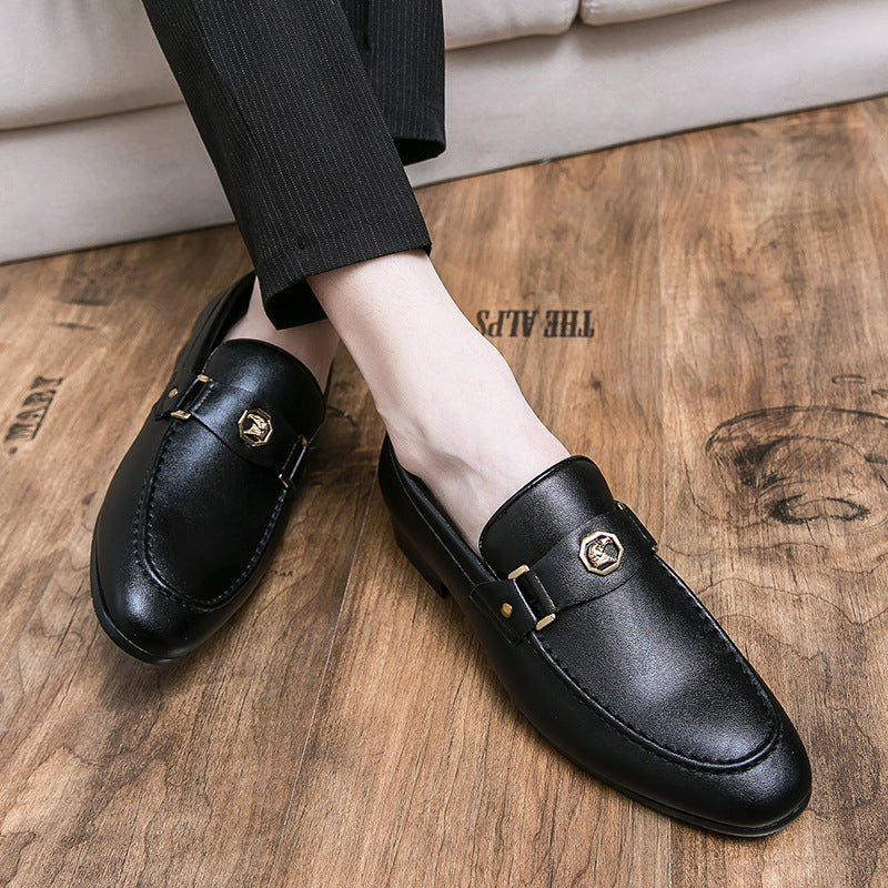 Herren Slipper mit Metallschnalle