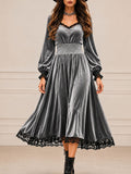 Herbstliche Patchwork-Kleid – Bild 12 | LuxeStyle