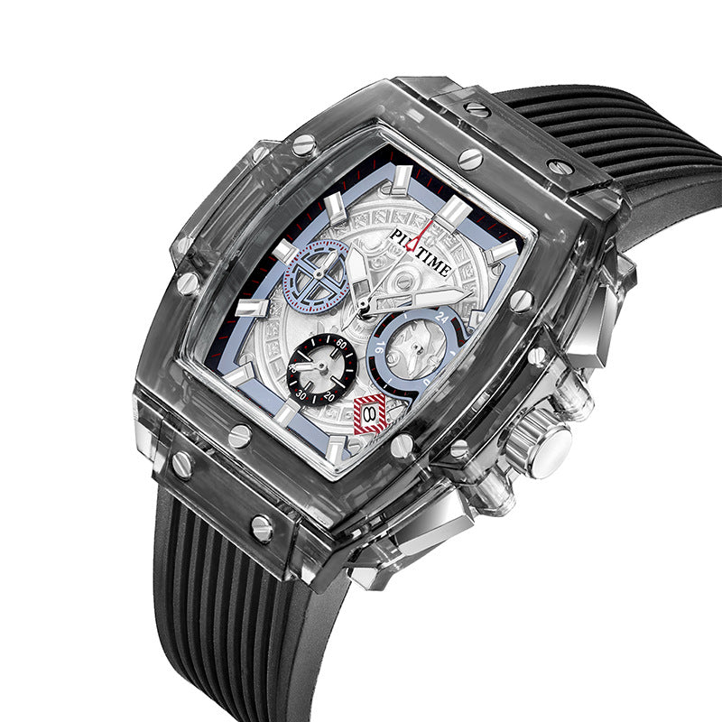 Sportliche Herrenuhr im schlichten Design – Bild 6 | LuxeStyle