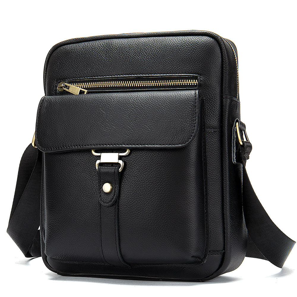 Männlicher Leder Messenger Beutel
