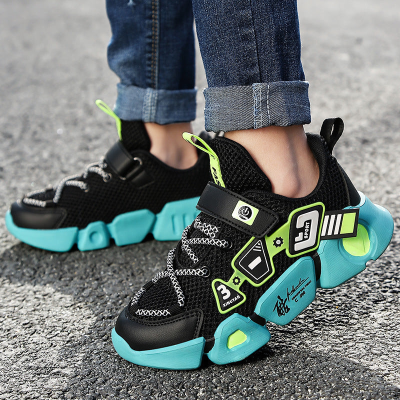 Mesh Fly Woven Velcro Breathable Sneakers – Bild 1 | LuxeStyle